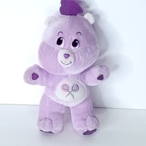Care Bears Share Bear Purple Lollipops Plush 2003 Nanco 9&quot; Stuffed Animal - £14.74 GBP
