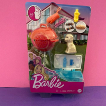 New Barbie Mini BBQ Playset with Accessories and Pet - £20.69 GBP
