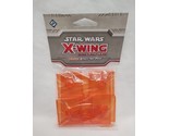 Star Wars X-Wing Miniatures Game Orange Bases And Pegs - $24.74