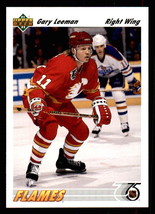 Calgary Flames Gary Leeman 1991 Upper Deck #528 - £0.39 GBP