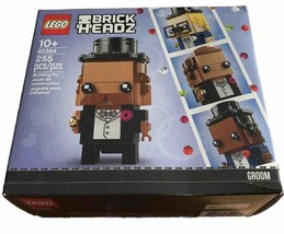 LEGO 40384 Brickheadz Wedding Groom (255pcs) Brand New! - Sealed! - $275.49 MXN