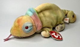 1997 Ty Beanie Baby &quot;Rainbow&quot; Color varies Retired Iguana BB21 - £7.96 GBP