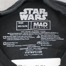 Star Wars Shirt Mens M Black Short Sleeve Crew Neck Graphic Casual Tee - £18.13 GBP