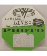 VAN HALEN / EDDIE - VINTAGE ORIGINAL CLOTH TOUR CONCERT BACKSTAGE PASS - $10.00
