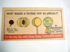 1964 Ad What Makes A Tootsie Pop So Special? Chewy Tootsie Roll Inside - £6.33 GBP