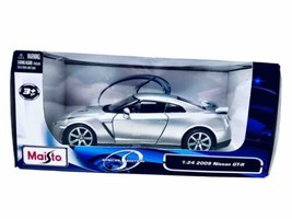 Maisto Special Edition Silver 2009 Nissan GT-R 1:24 Diecast Car New Sealed - £31.42 GBP