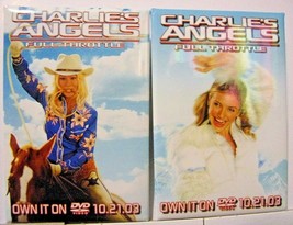 Charlie&#39;s Angels-Full Throttle Pinbacks (2)-2003 #2 - $9.90