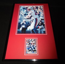 Ben Coates Signed Framed 11x17 Photo Display Patriots B - $69.29