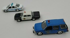 Vintage Johnny Lightning Diecast Super Chevy Three Police Car Bundle - £50.31 GBP