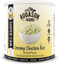 Augason Farms Creamy Chicken Rice Large #10 Cans 2lbs 12 oz. Long Term 2... - $27.70