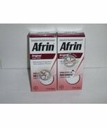 (2 pack)  Afrin Original Nasal Spray Max Strength 1oz x2 Exp 8/27 - $27.09 CAD