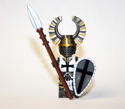 Minifigure Toy Teutonic Knight with Spear Deluxe Castle soldier FAST SHIP - £5.81 GBP