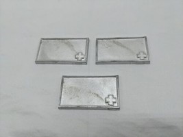 Iron Lords The Realms Of Arkonis German Base Set (3x2&quot;) Metal Bases - £19.45 GBP