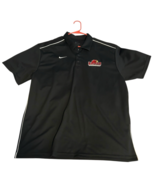 Nike Lamar University Dri Fit Shirt Mens XL Blk Gusset Piping Logo Cardi... - $607.75 MXN