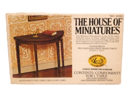 House of Miniatures: Hepplewhite Side Table/ Early 1800&#39;s- 1:12 Kit #40004. - £3.95 GBP