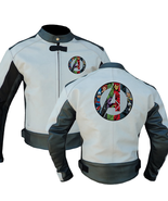 Heroic Riders: Avengers Edition Leather Jacket. Marvel Moto Squad Armore... - $219.99