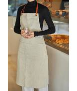 Utility Linen Aprons Best Gifts With Leather Neck Strap - £34.45 GBP