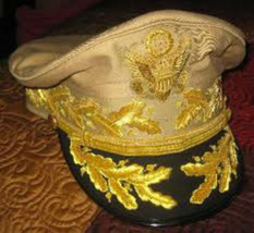 Us Army Warrior General Douglas Mac Arthur Khaki Uniform Hat All Sizes Cp Made - $130.00