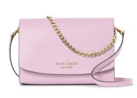 New Kate Spade Carson Saffiano Leather Convertible Crossbody Quartz Pink Dustbag - £91.33 GBP