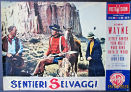 JOHN WAYNE (THE SEARCHERS) ORIG,1956 RARE VER.POSTER (RARE) CLASSIC WAYNE - $7,264.08 MXN