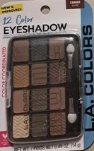L.A. Colors Trendy 12 Color Eyeshadow C68682 3 pcs. - £12.76 GBP