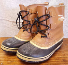 Sorel Waterproof Boots-Brown-Men's Shoe-Size 5-Duck Boots-Hunting Swamp ... - $44.99