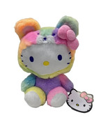 Hello Kitty Plush Toy 9.5 inch Rainbow Sherbet Bear. NWT. Licensed - £13.23 GBP