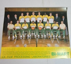 Vintage 1980s University of Oregon Ducks Team Photo Picture 1986 UofO Ba... - $9.59