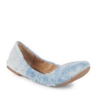 NEW LUCKY BRAND Faded Blue Elysia Ballet Flats - MSRP $59.00 - £27.87 GBP