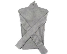 Aeropostale Womens Ribbed Turtleneck Knit Sweater SZ Juniors XS Grey NWO... - $8.99