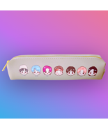 BTS Merchandise Pencil Case Storage Pouch PU Leather Pencil Pouch Zipper... - $187.07 MXN