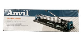 USED - ANVIL 14&quot; Tile Cutter with 1/2&quot; Cutting Wheel for Ceramic/Porcela... - £22.04 GBP