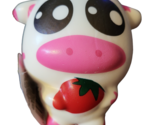 Squishy Super Soft Strawberry Cow - New - $8.99