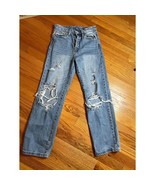 Blank NYC The Baxter destroyed button fly ribcagestraight leg jean 24 Retro - €17,94 EUR