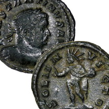 Constantine The Great/SOL Invicto &#39;undefeated&#39; Scarce Half Follis Roman Coin - $94.05