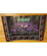 Vintage Testament Thrash Metal Rock Live Band Concert Poster Brockum 199... - £15.17 GBP