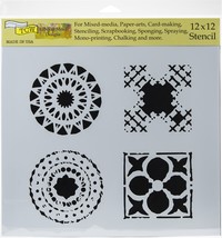 Crafter&#39;S Workshop Template 12&quot;X12&quot;-Quattro Motifs - $11.22