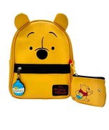 Disney Winnie the Pooh Mini Backpack &amp; Coin Purse &amp; Honey Pot Charm 2024... - $28.78 CAD