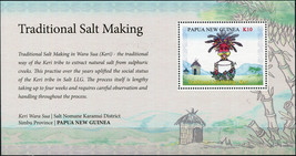 Papua New Guinea. 2016. Traditional Salt Making (MNH OG) Souvenir Sheet - £5.37 GBP