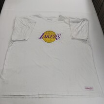 Mitchell & Ness Los Angeles Lakers T-Shirt Men's 5XL White Cotton Basketball image 15