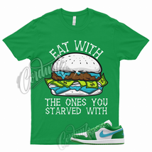 EAT T Shirt to Match Jordan 1 Low Lucky Green Stadium Aquatone Aqua Dunk High 2 - £18.15 GBP+