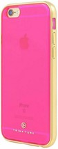 Trina Turk Translucent Pink Case with Gold Metallic Bumper for iPhone 6 / 6s - £10.20 GBP