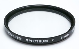 Promaster 7 58MM Uv Ultra Violet Photography Glass Filter Japan - $9.89