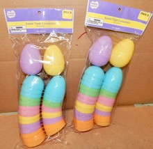 Easter Eggs Plastic Open Up Kids Egg Hunt 2&quot;x1 1/2&quot; You Choose Many Type... - £3.53 GBP