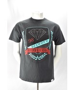 Diamond Supply Graphic Print T Shirt International Lifer Society Gray Cotton M