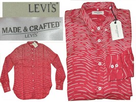 Levi&#39;s Made &amp; Crafted Men&#39;s Shirt Size S €150 Here Less! LE03 T1P - £28.97 GBP