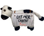 Chick Fil A 2017 5 inch Cow Toy Eat Mor Chikin More Chicken Plush - $5.64