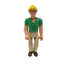 Fisher Price Vintage 1974 The Adventure People Construction Worker Frank Green - $8.76