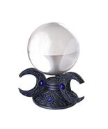 Gazing Scrying Ball with Triple Moon Stand! - €38,77 EUR