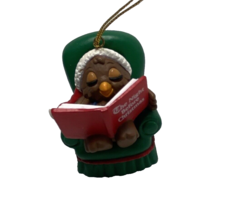 Gibson Greetings Christmas Collectibles Reading Owl Ornament 1995 - $9.31